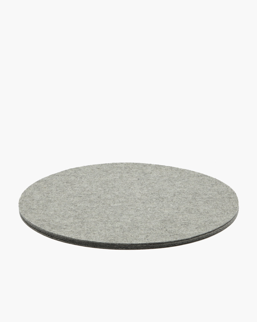 Oval Merino Wool Felt Placemat - 4 Pack