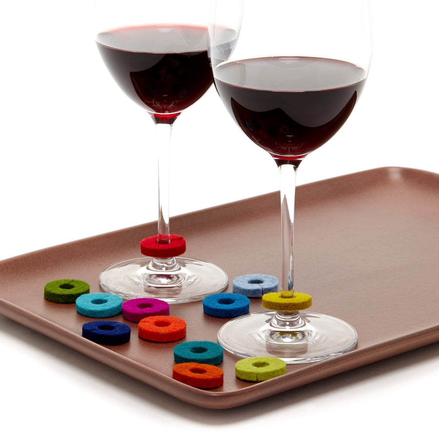 Wine-O's Merino Wool Round Wine Markers