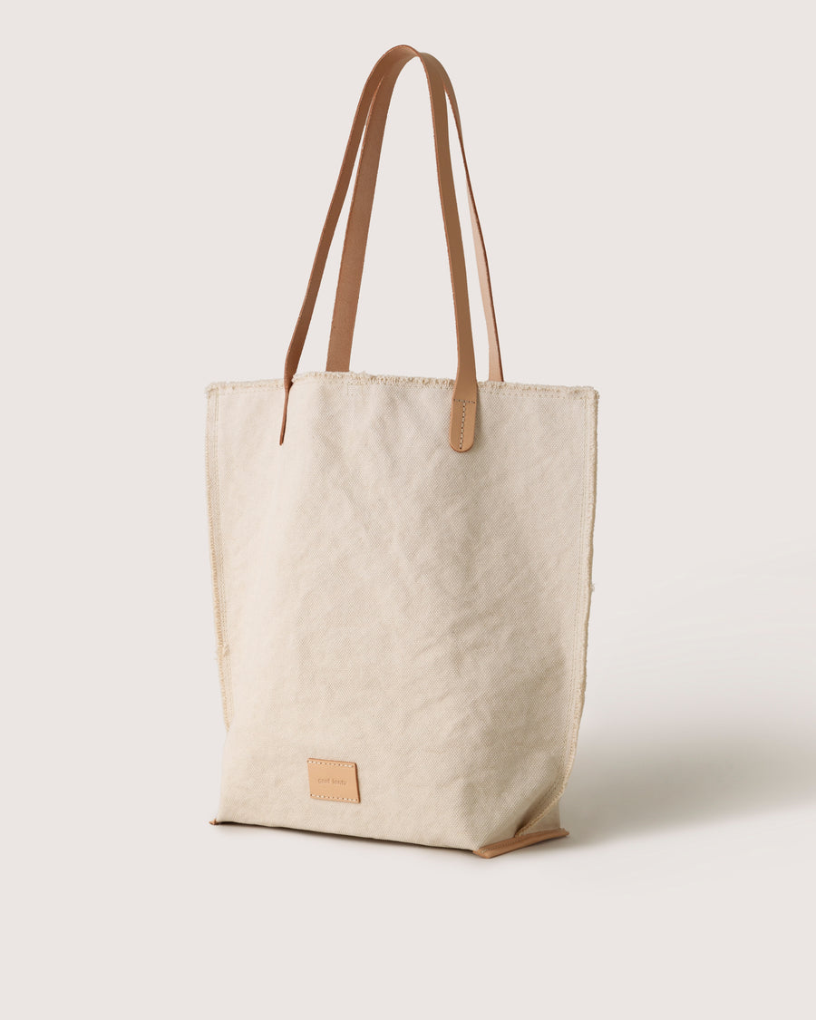 Hana 100% Hand Dyed Cotton Canvas Tote Bag in Horizon Graf Lantz