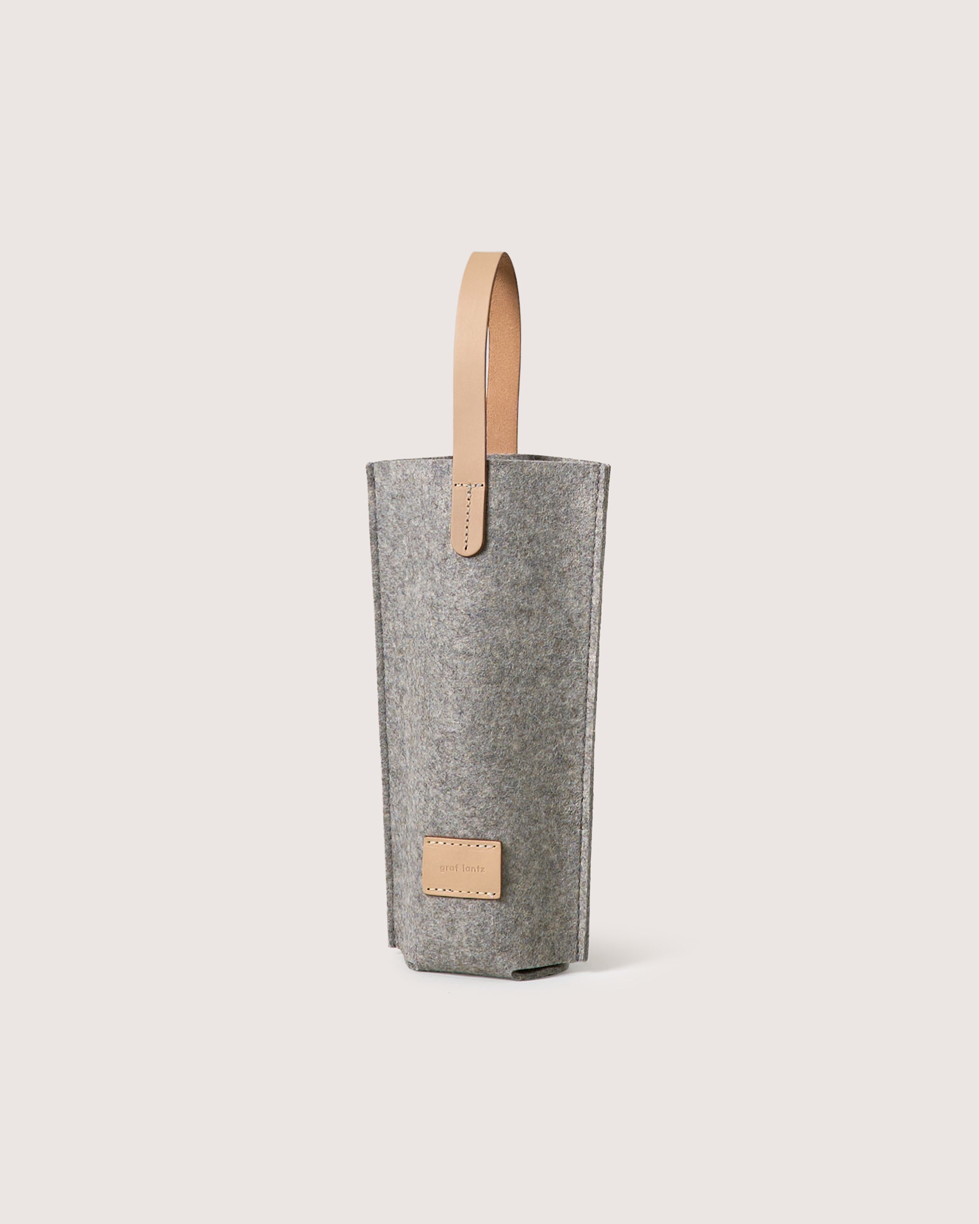 VIA PIAVE 33 Grey ポーガーズ Merino Wool Insulating Single Wine Carrier in Gray | Graf Lantz