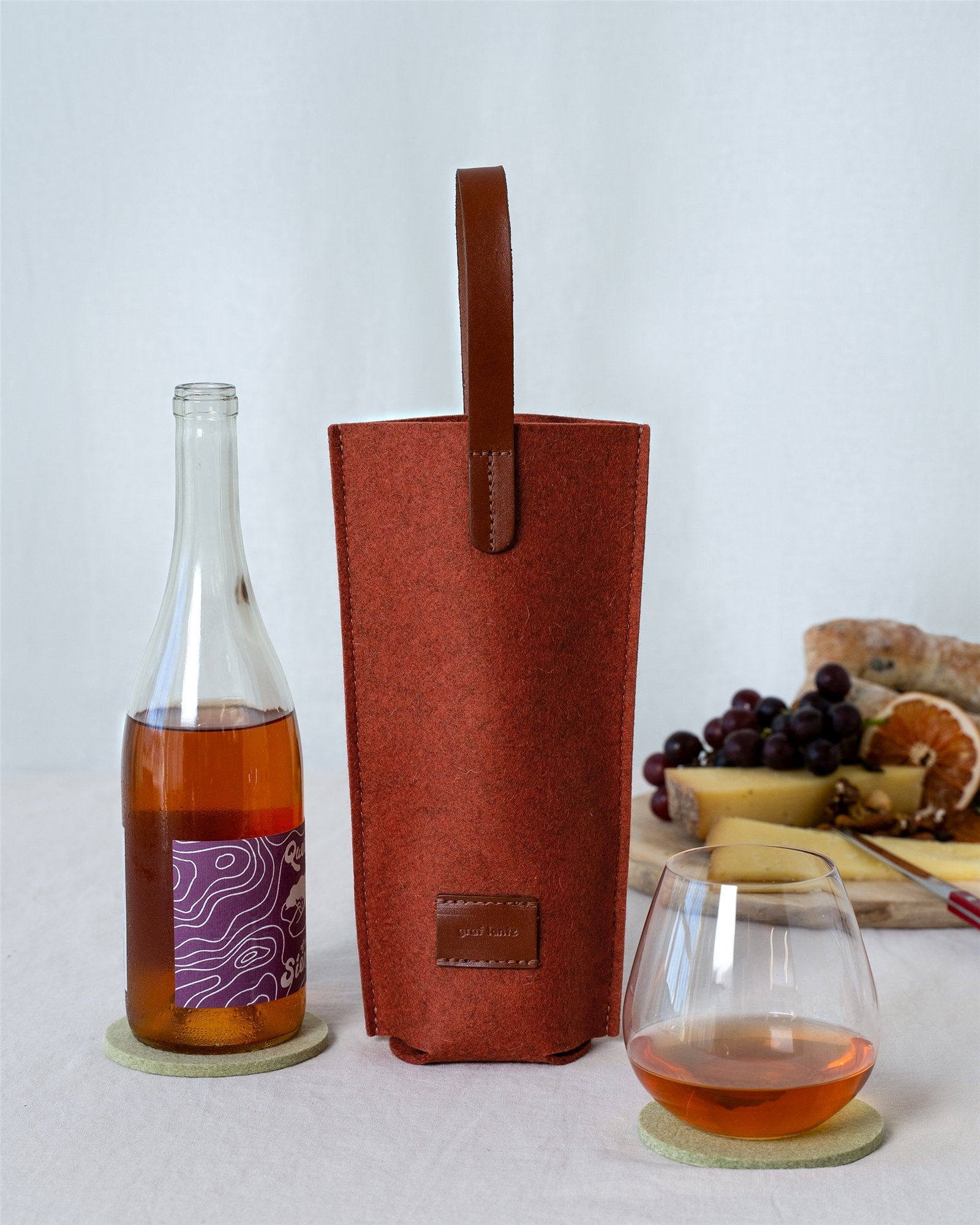 Hana Merino Wool Bottle Bag