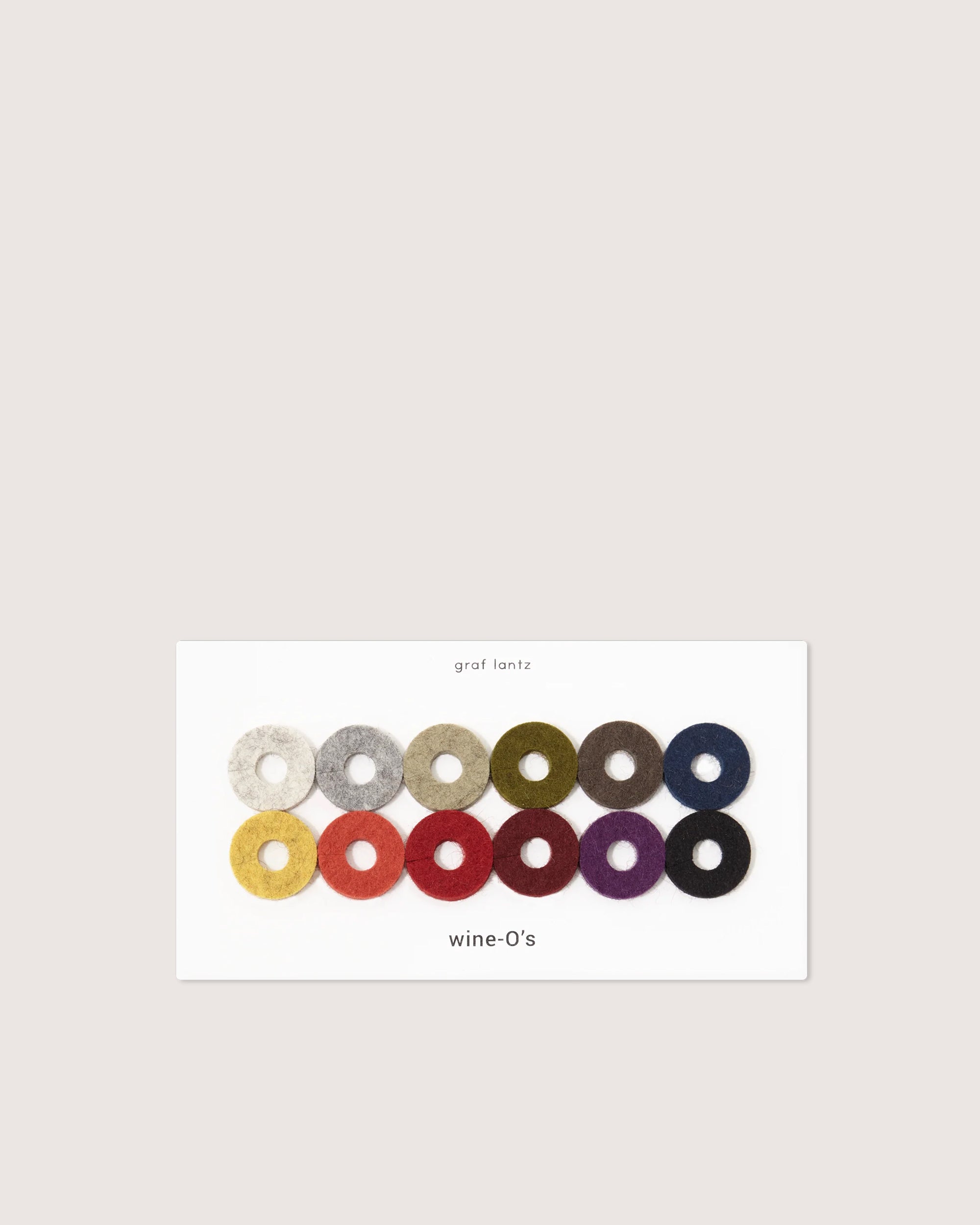 Wine-O's Merino Wool Round Wine Markers