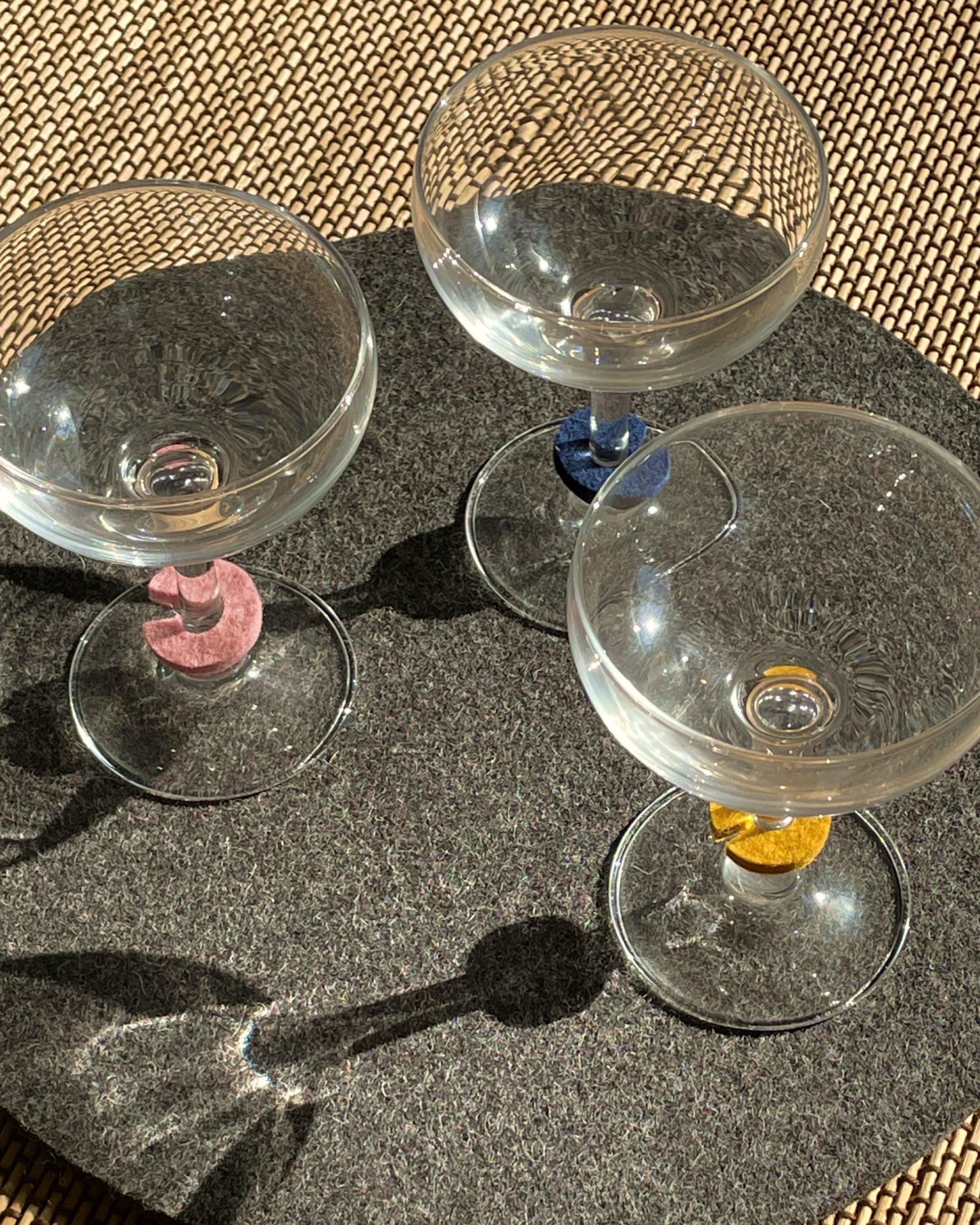 Wine-O's Merino Wool Round Wine Markers
