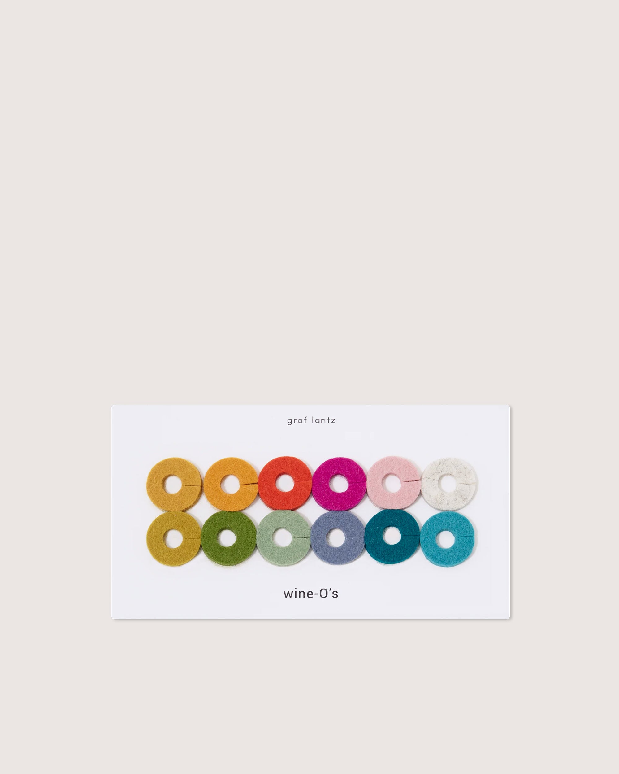 Wine-O's Merino Wool Round Wine Markers