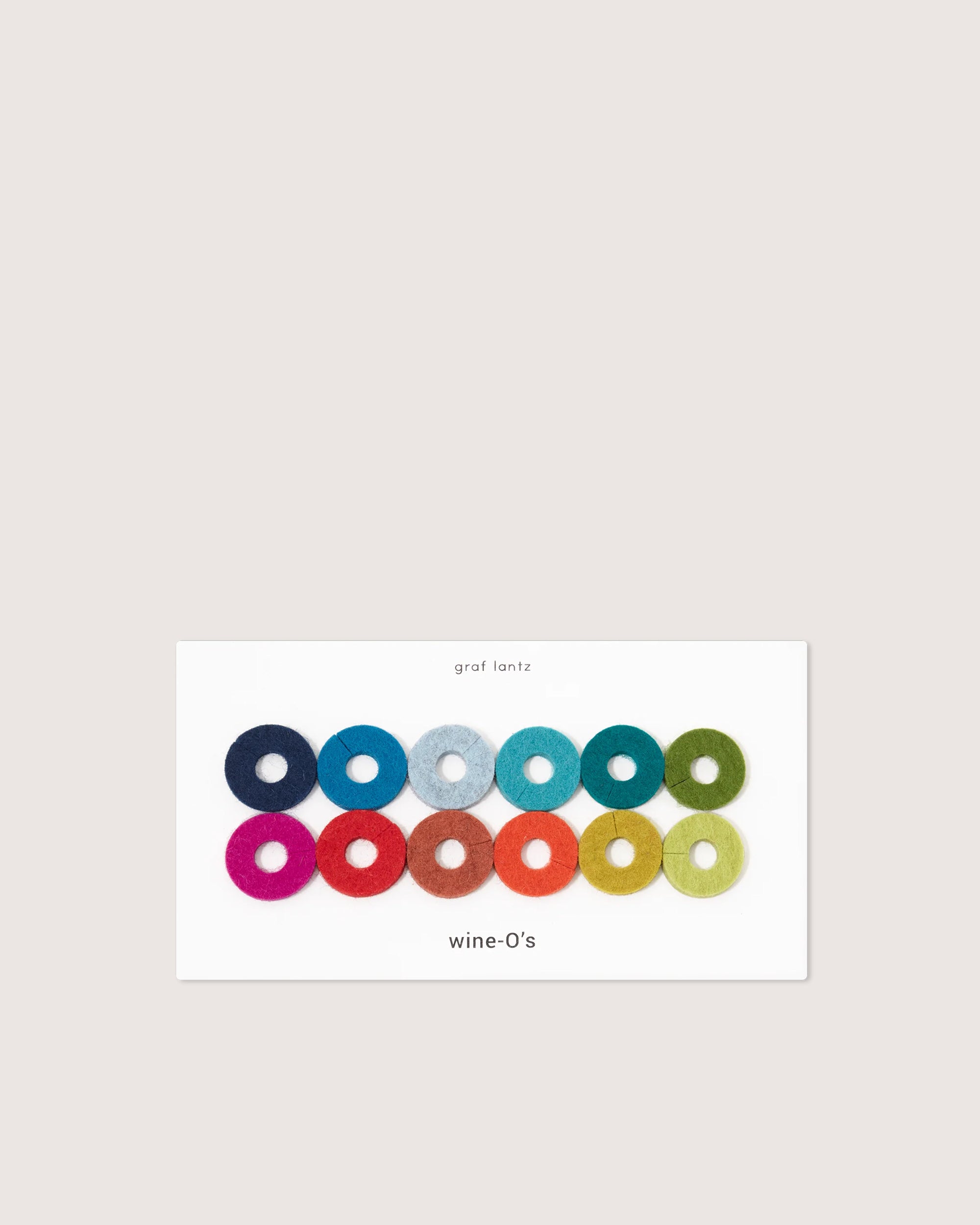 Wine-O's Merino Wool Round Wine Markers