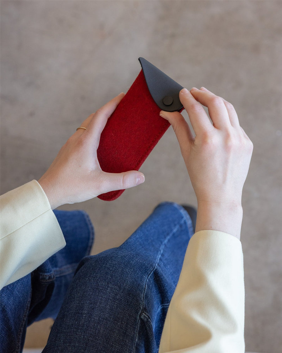 Anzen Merino Wool Eyeglass Sleeve