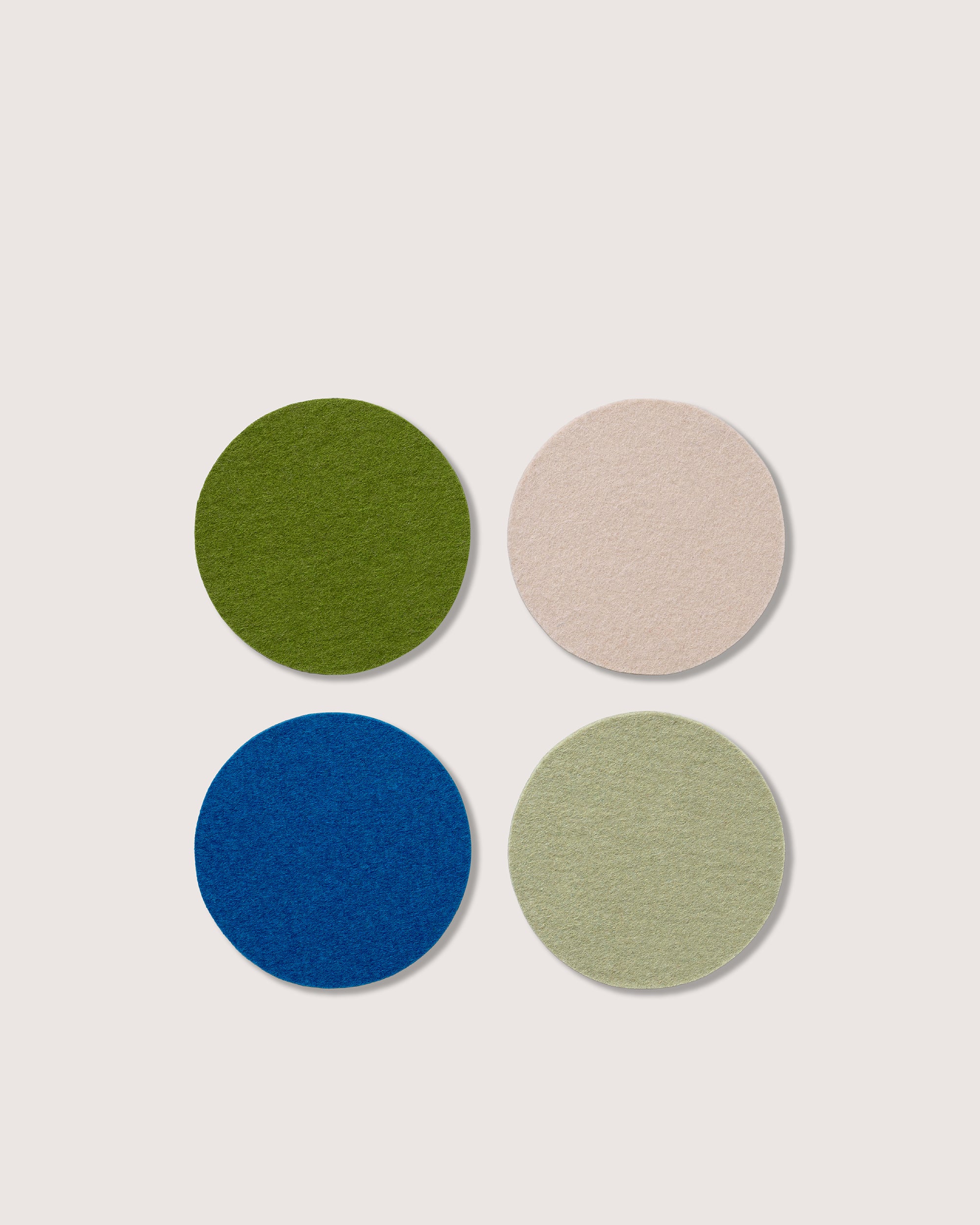 Bierfilzl Merino Wool Round Coaster Multi 4 Pack | Graf Lantz