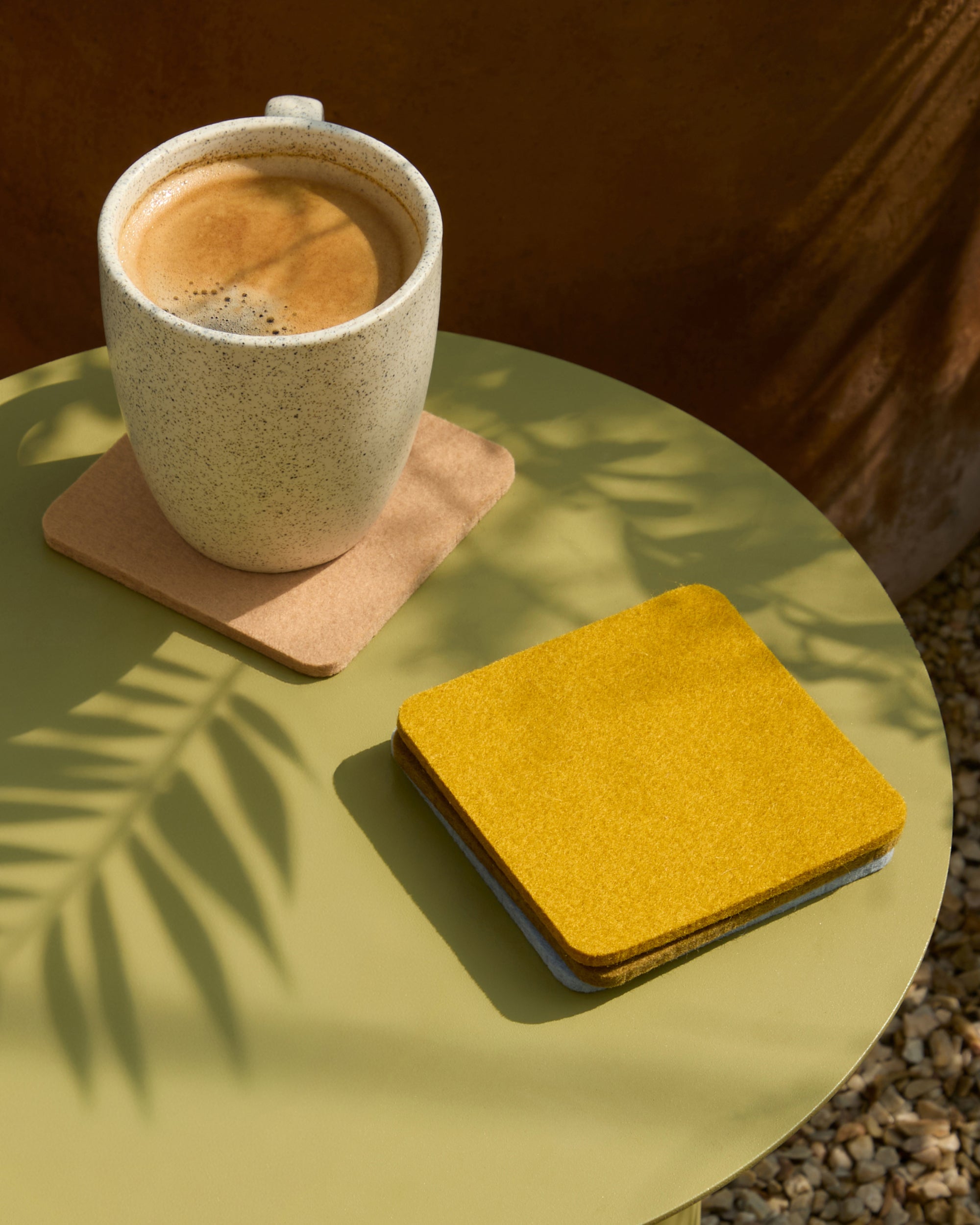 Bierfilzl Merino Wool Square Coaster Multi 4 Pack — Final Sale