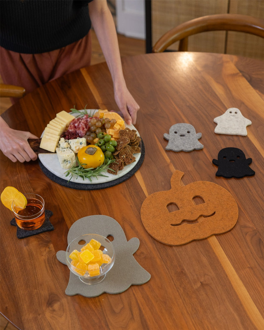 Merino Wool Spooky Coaster Multi 4 Pack