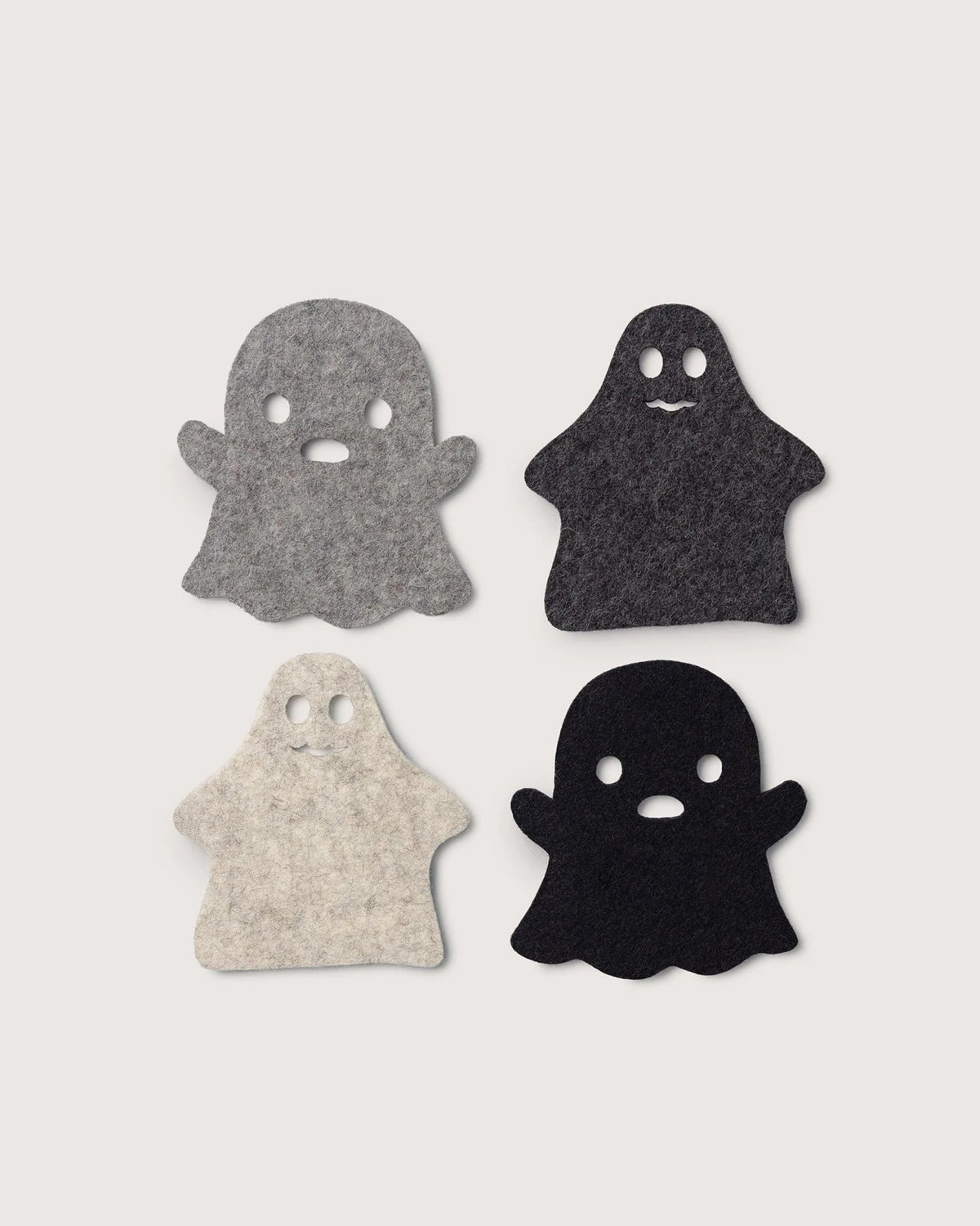 Merino Wool Spooky Coaster Multi 4 Pack