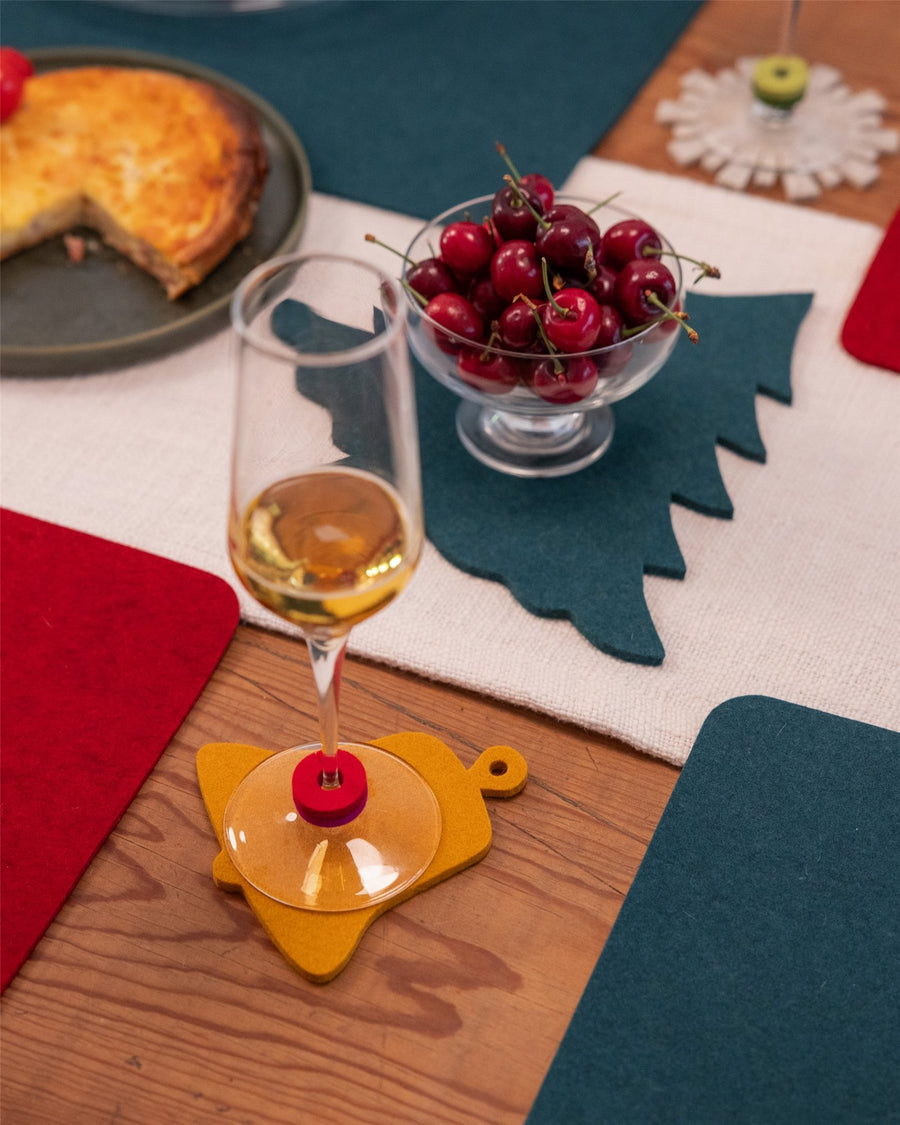 Merino Wool Coaster Multi 4 Pack