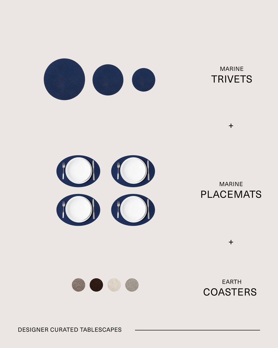 Merino Wool Designer Curated Tablescapes