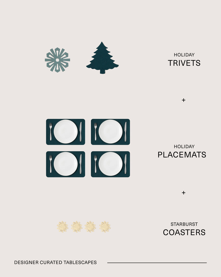 Merino Wool Complete Tabletop Set