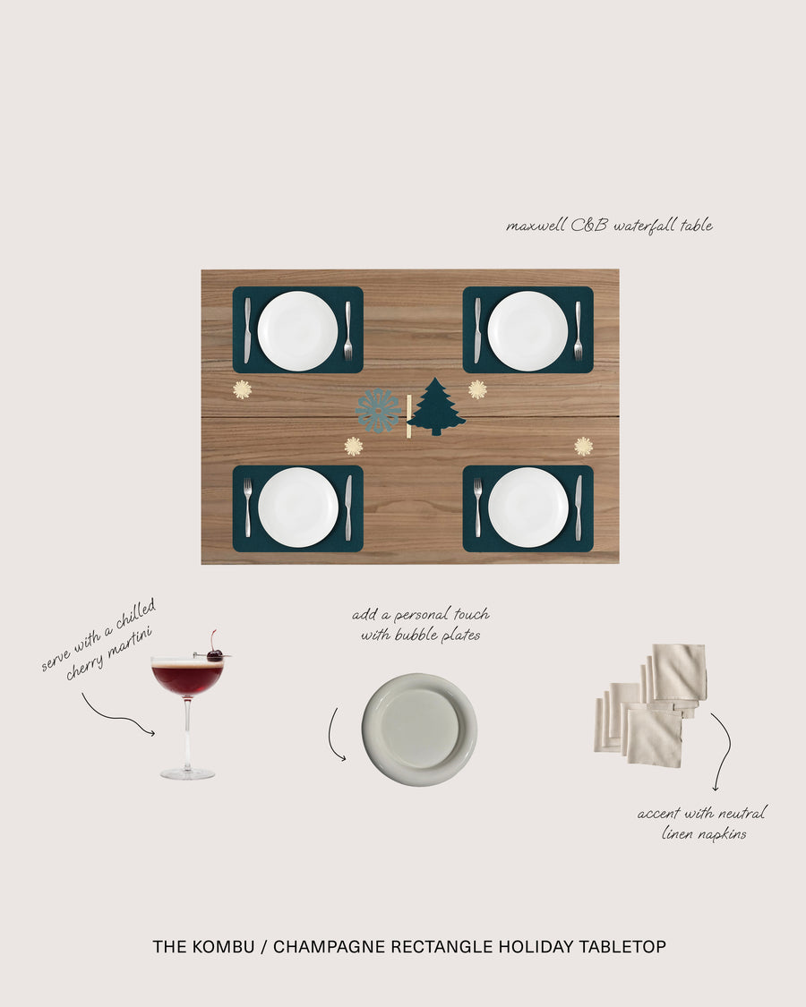 Merino Wool Complete Tabletop Set