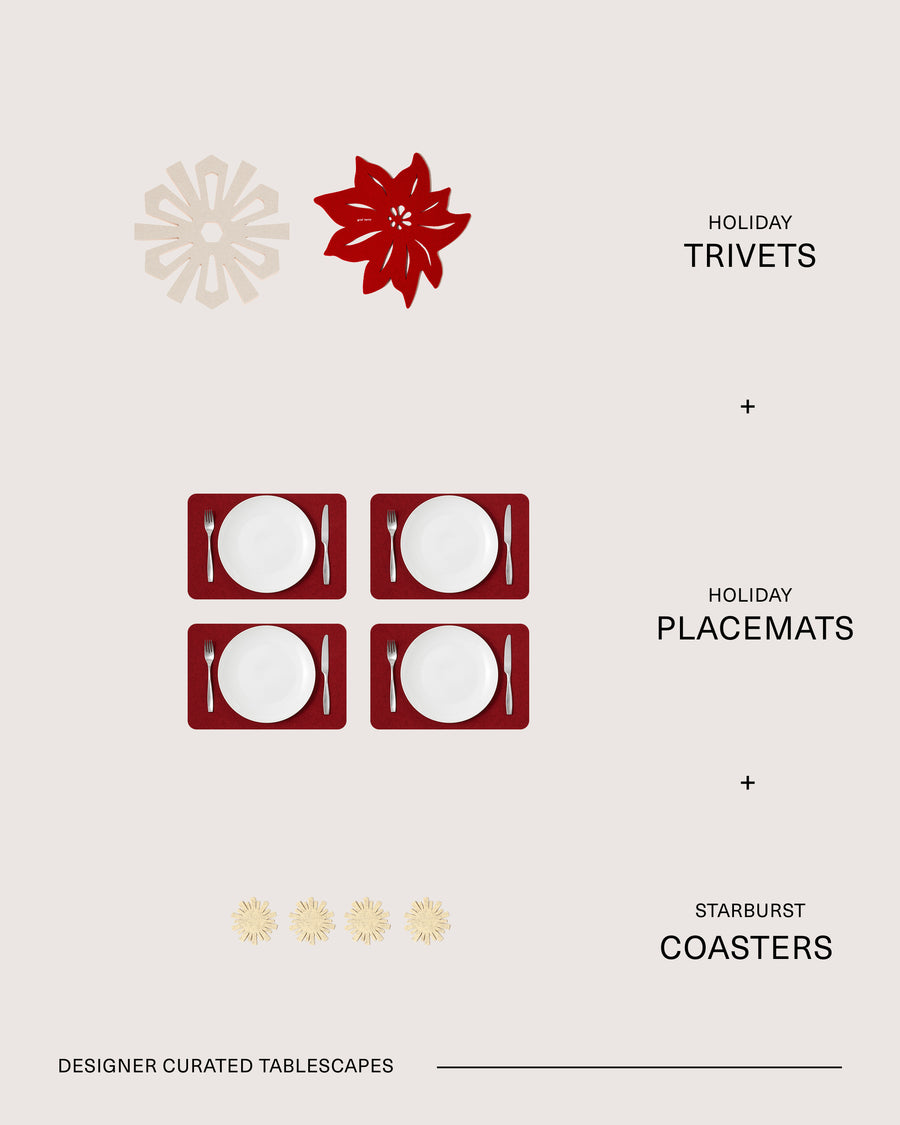 Merino Wool Complete Tabletop Set