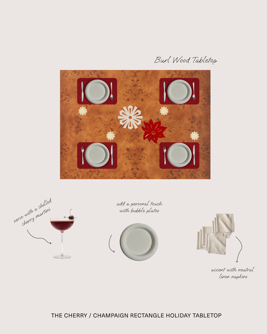 Merino Wool Complete Tabletop Set