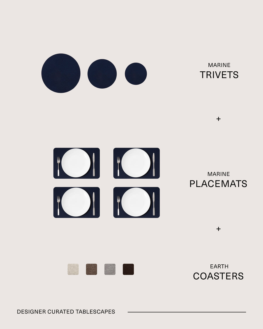 Merino Wool Complete Tabletop Set