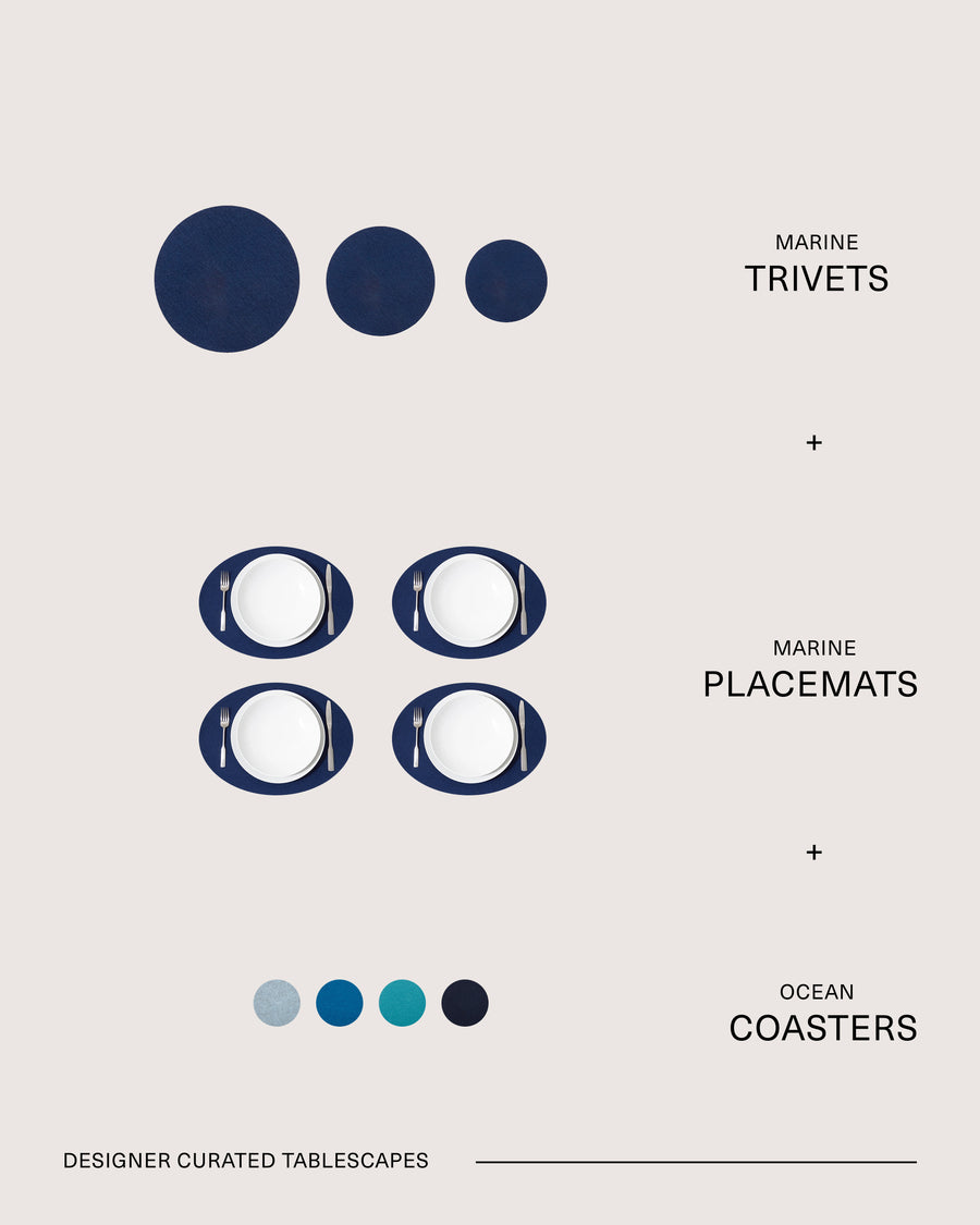 Merino Wool Complete Tabletop Set