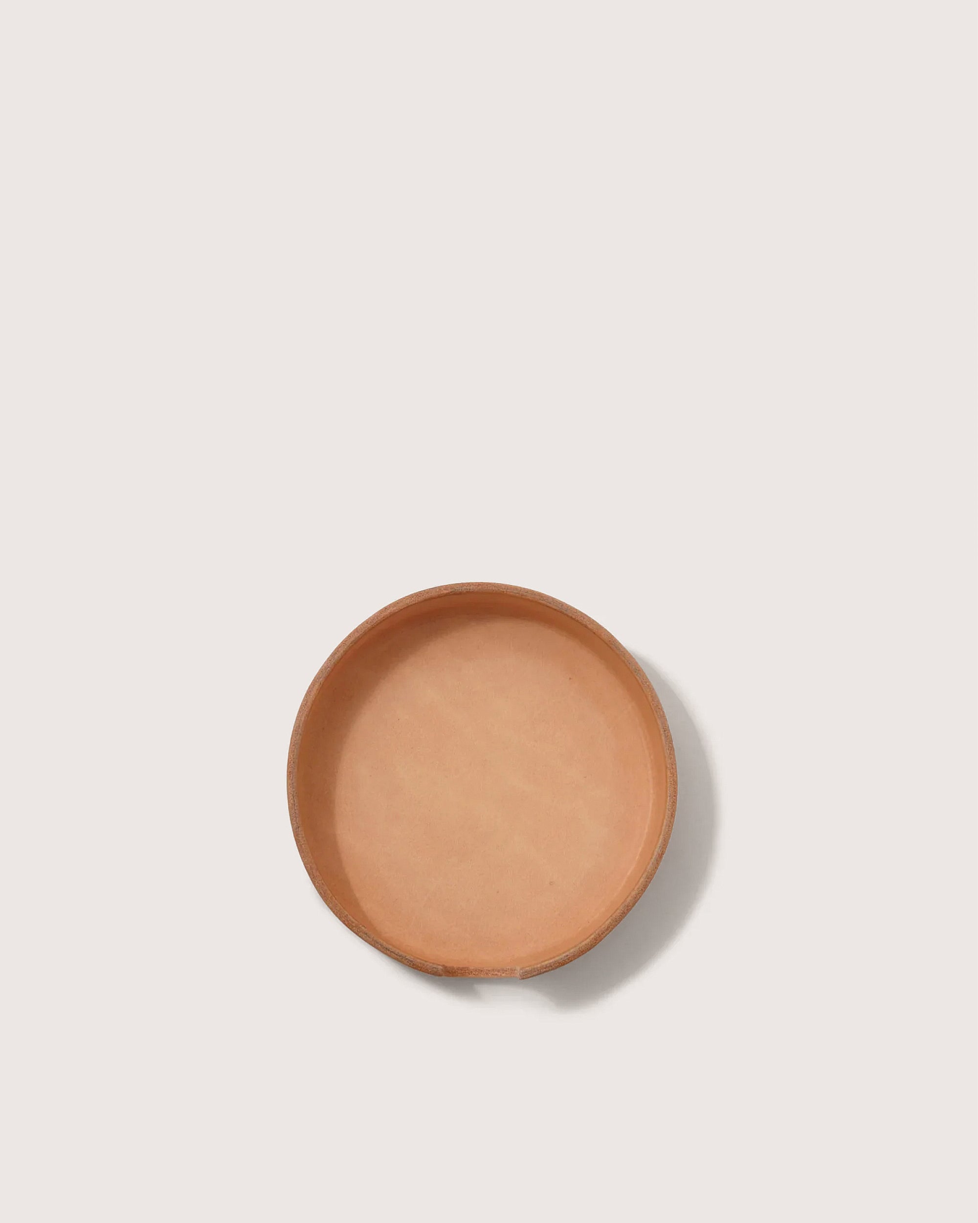 Kobon Leather/Merino Wool Round Tray 6 Pack Coaster Set