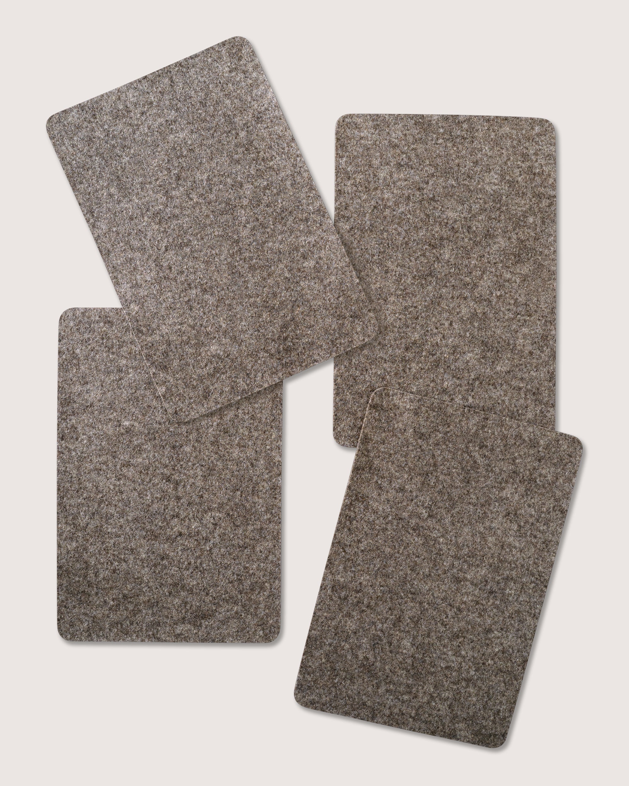 Merino Wool Rectangle Placemat - 4 Pack