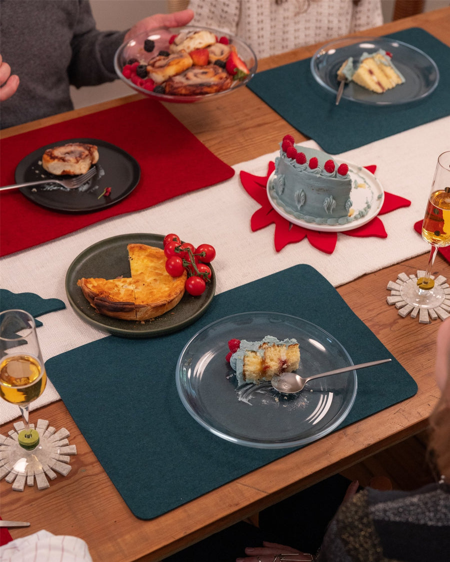 Merino Wool Rectangle Placemat - 4 Pack