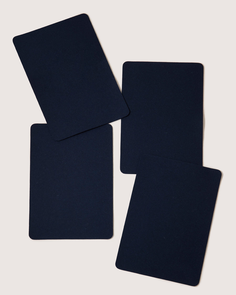 Merino Wool Rectangle Placemat - 4 Pack