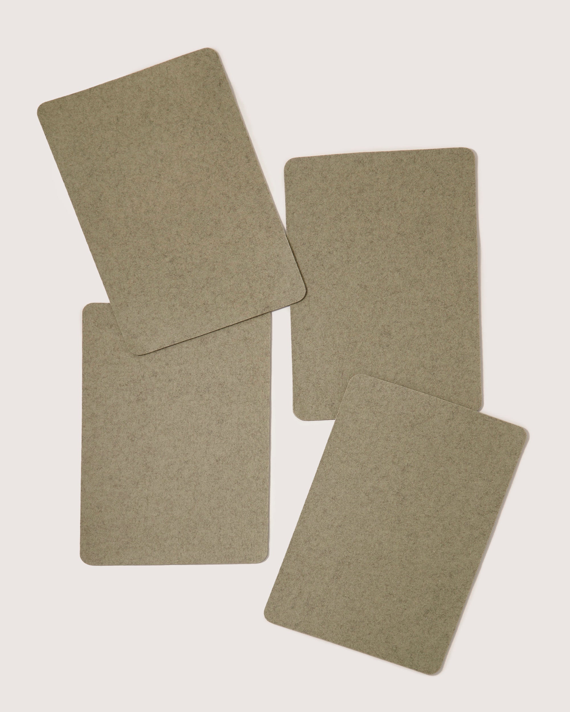 Merino Wool Rectangle Placemat - 4 Pack