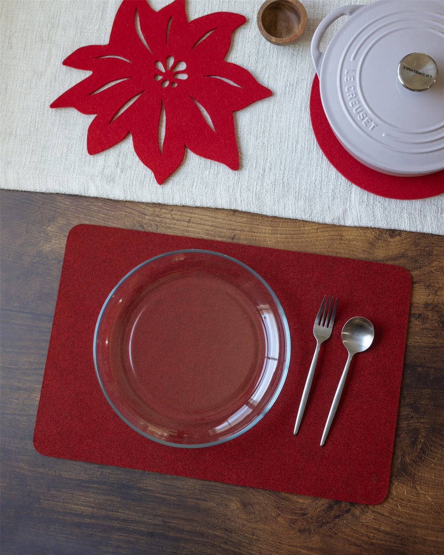 Merino Wool Rectangle Placemat