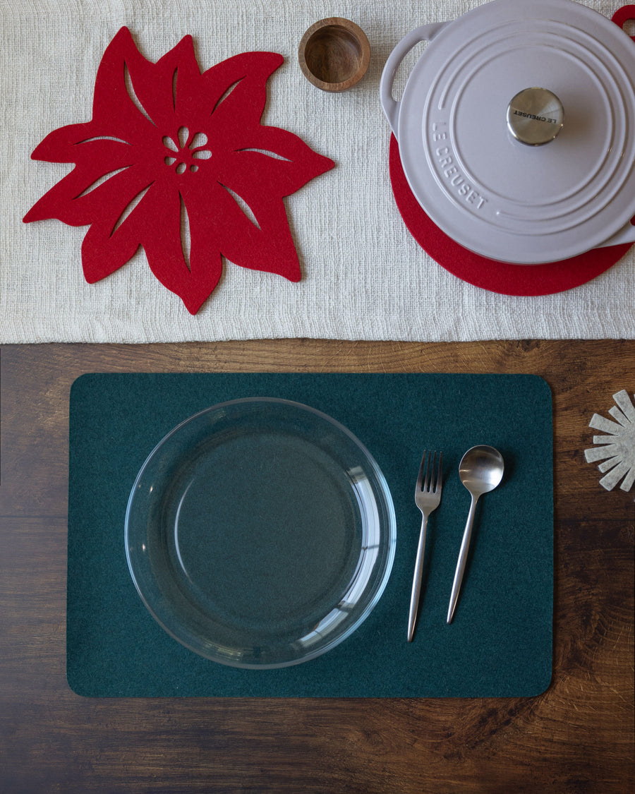 Merino Wool Rectangle Placemat