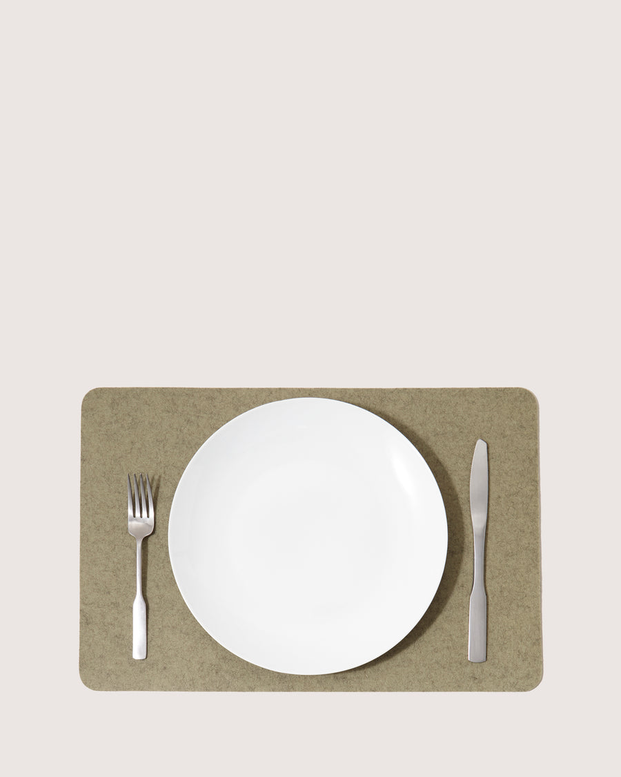 Merino Wool Rectangle Placemat