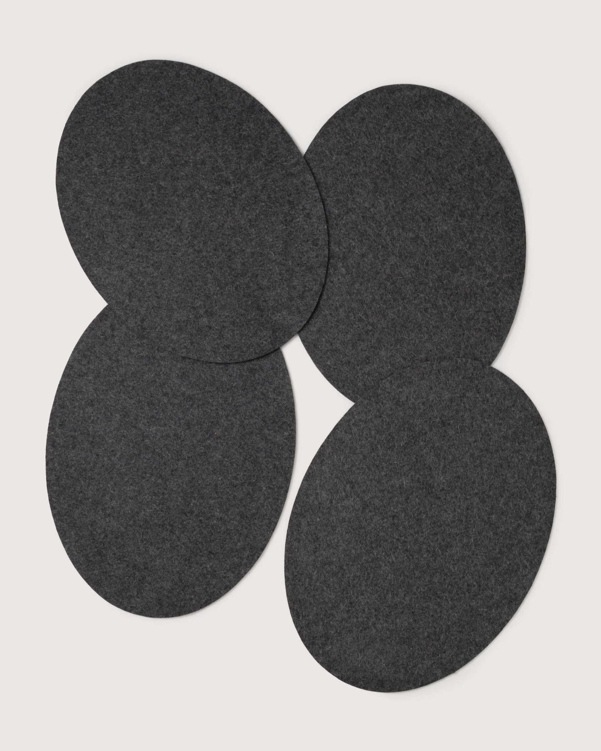 Merino Wool Oval Placemat - 4 Pack