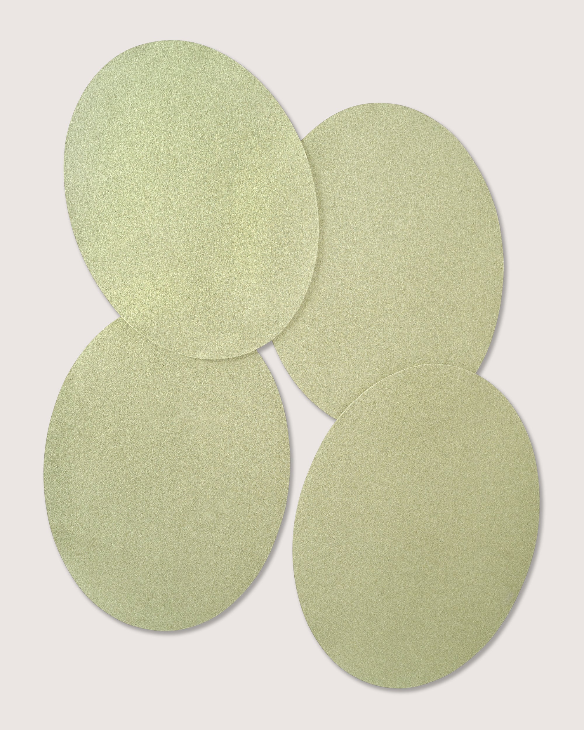 Merino Wool Oval Placemat - 4 Pack
