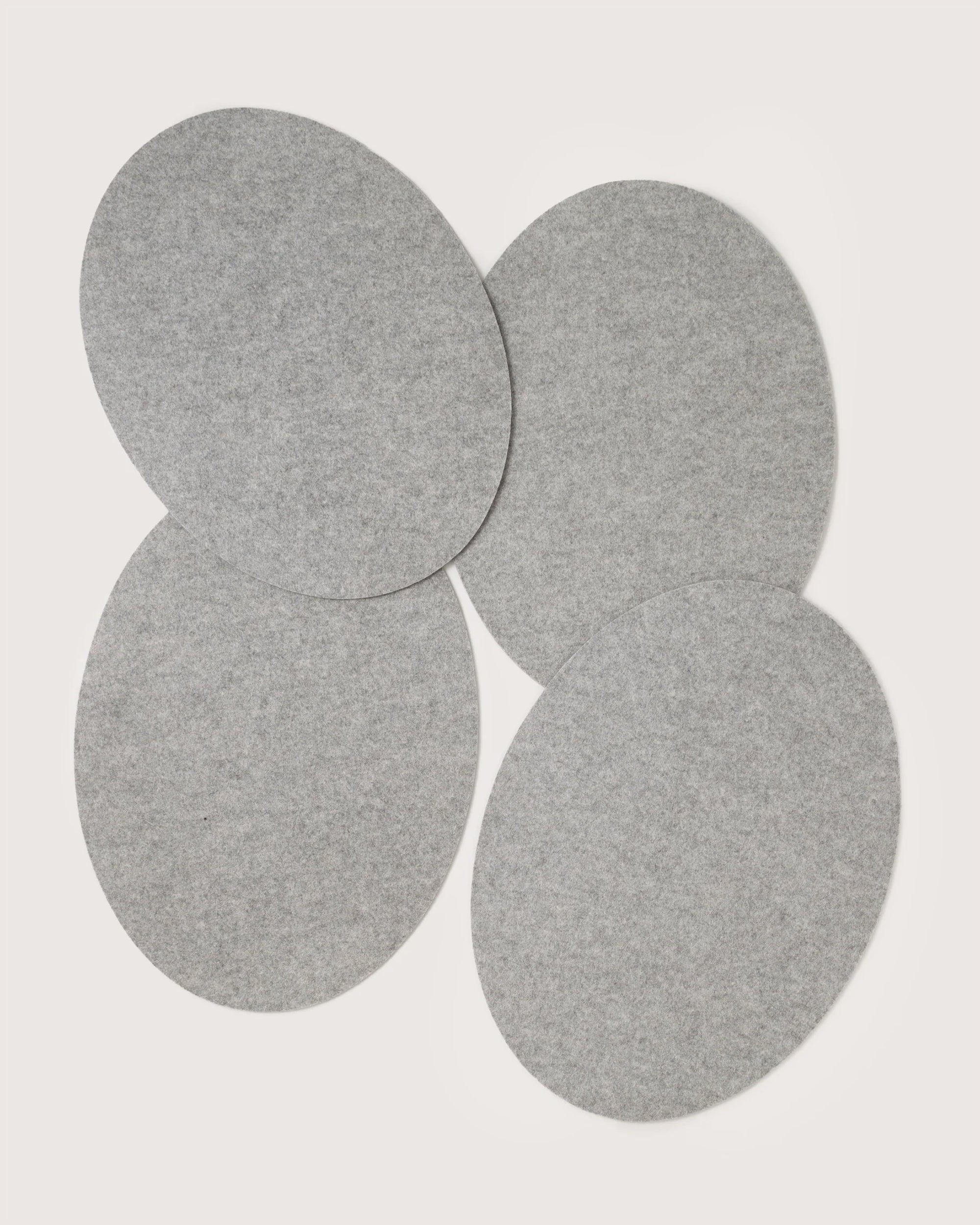 Merino Wool Oval Placemat - 4 Pack