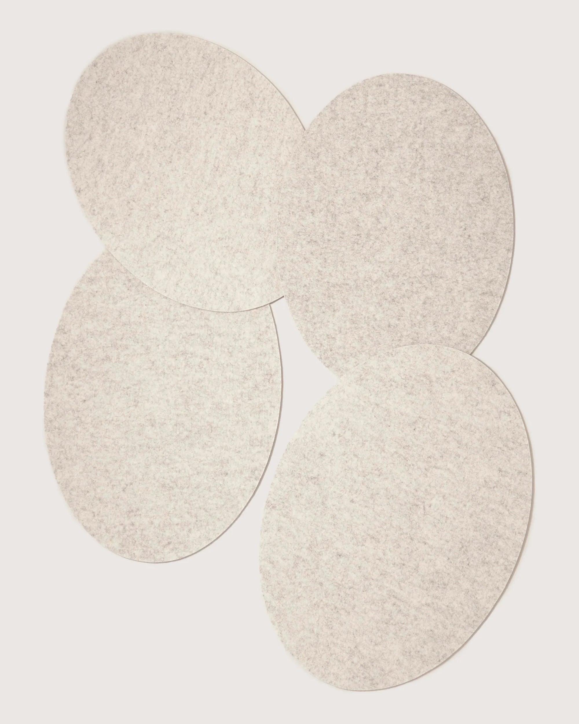 Merino Wool Oval Placemat - 4 Pack
