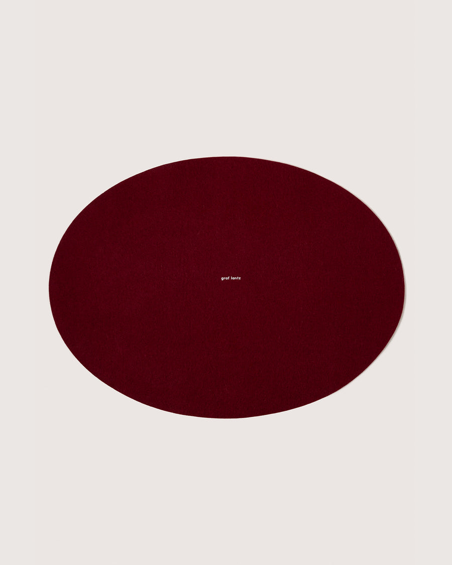 Merino Wool Oval Placemat