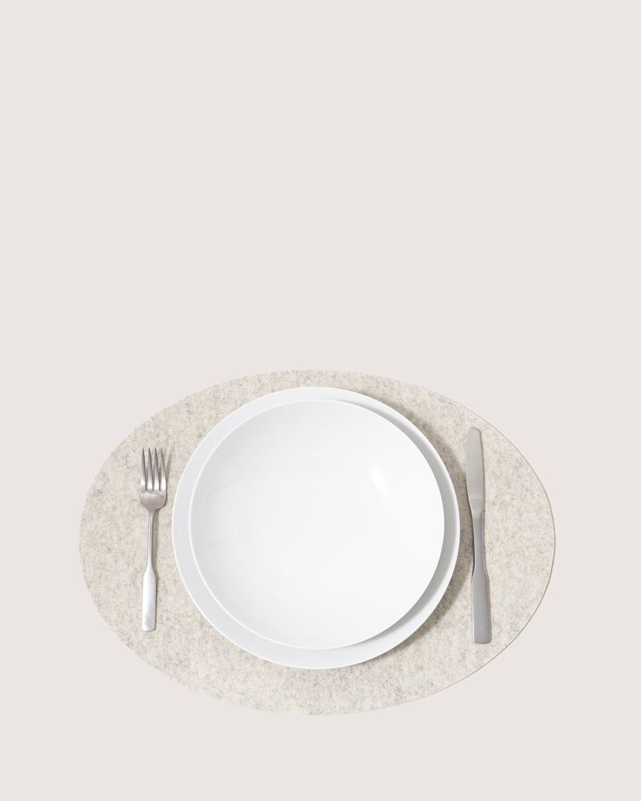 Merino Wool Oval Placemat