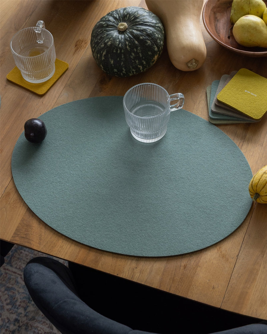 Merino Wool Oval Placemat