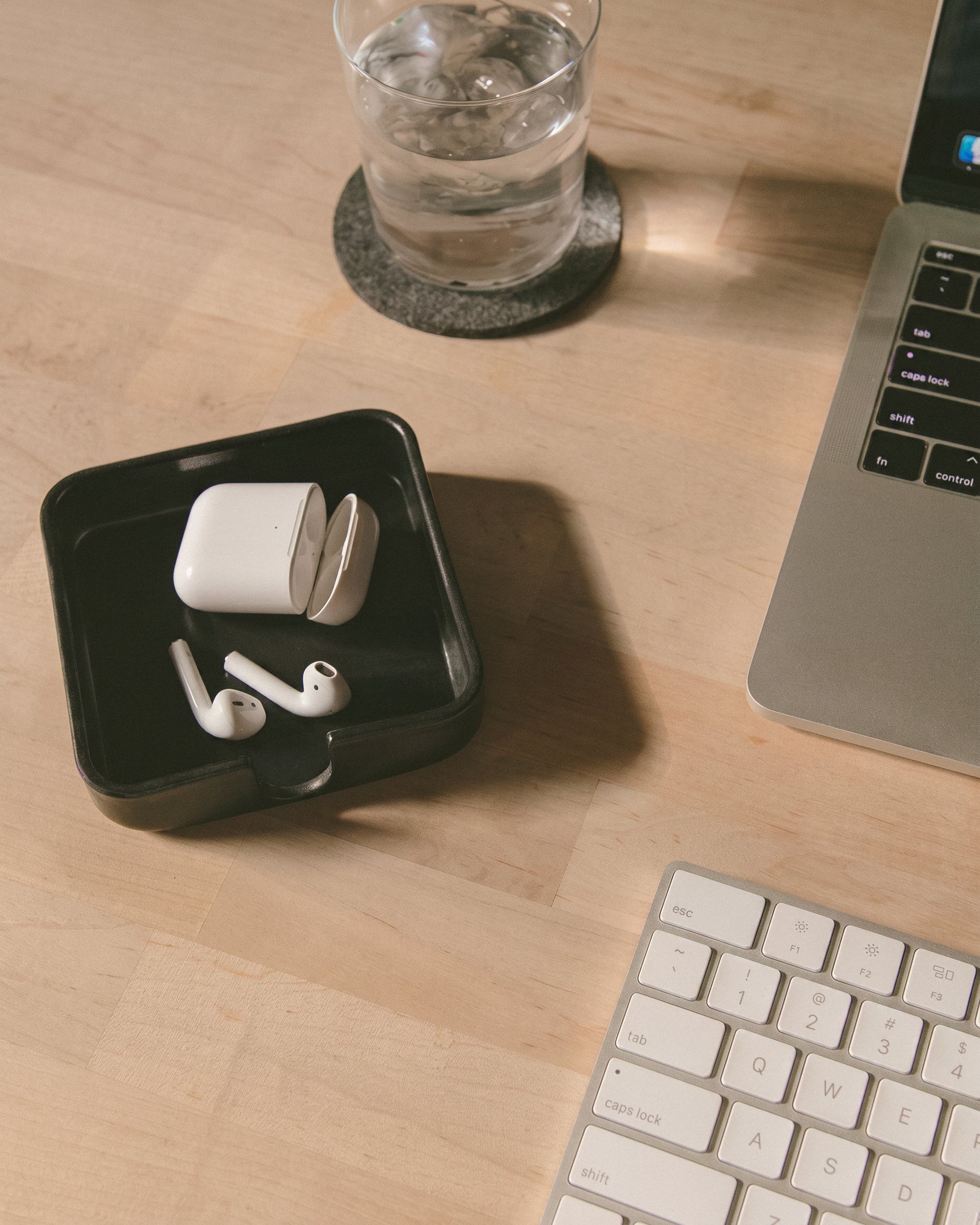 Kobon Leather Square Tray