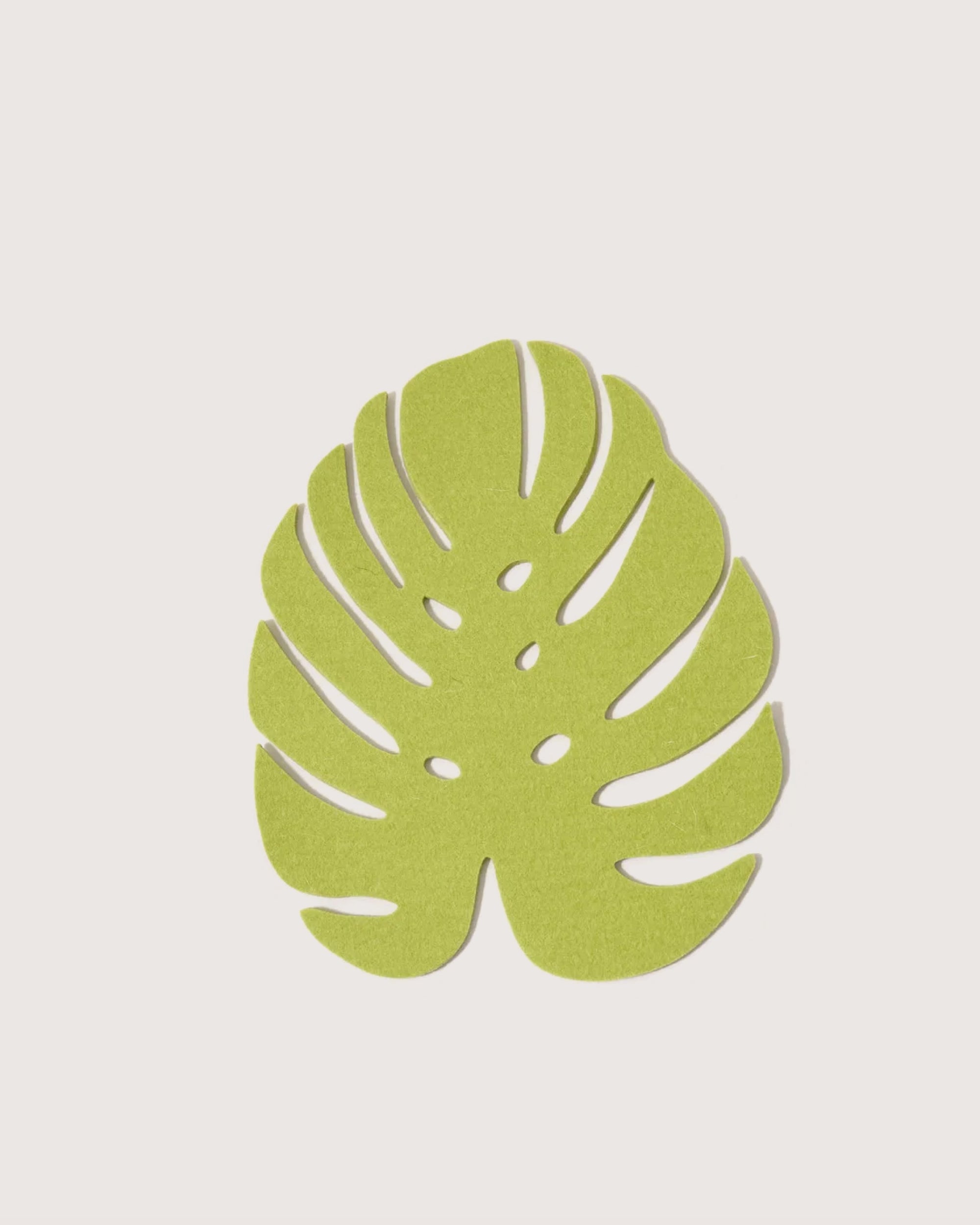 Merino Wool Medium Monstera Trivet