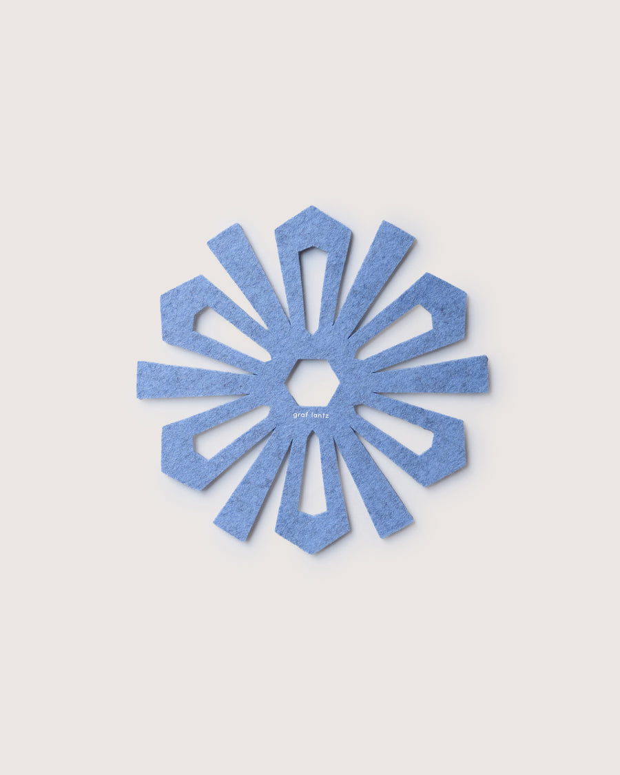 Merino Wool Snowflake Trivet