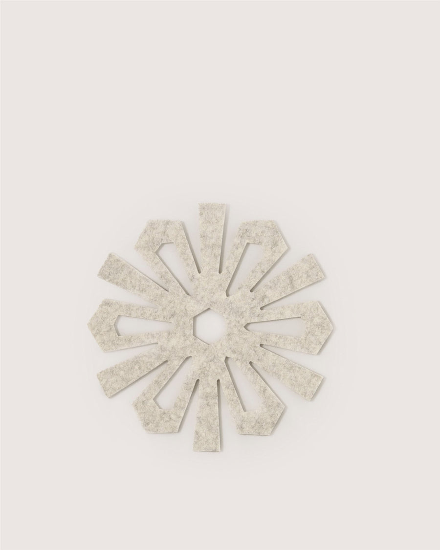 Merino Wool Snowflake Trivet
