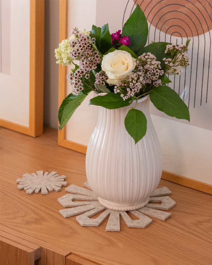 Merino Wool Snowflake Trivet