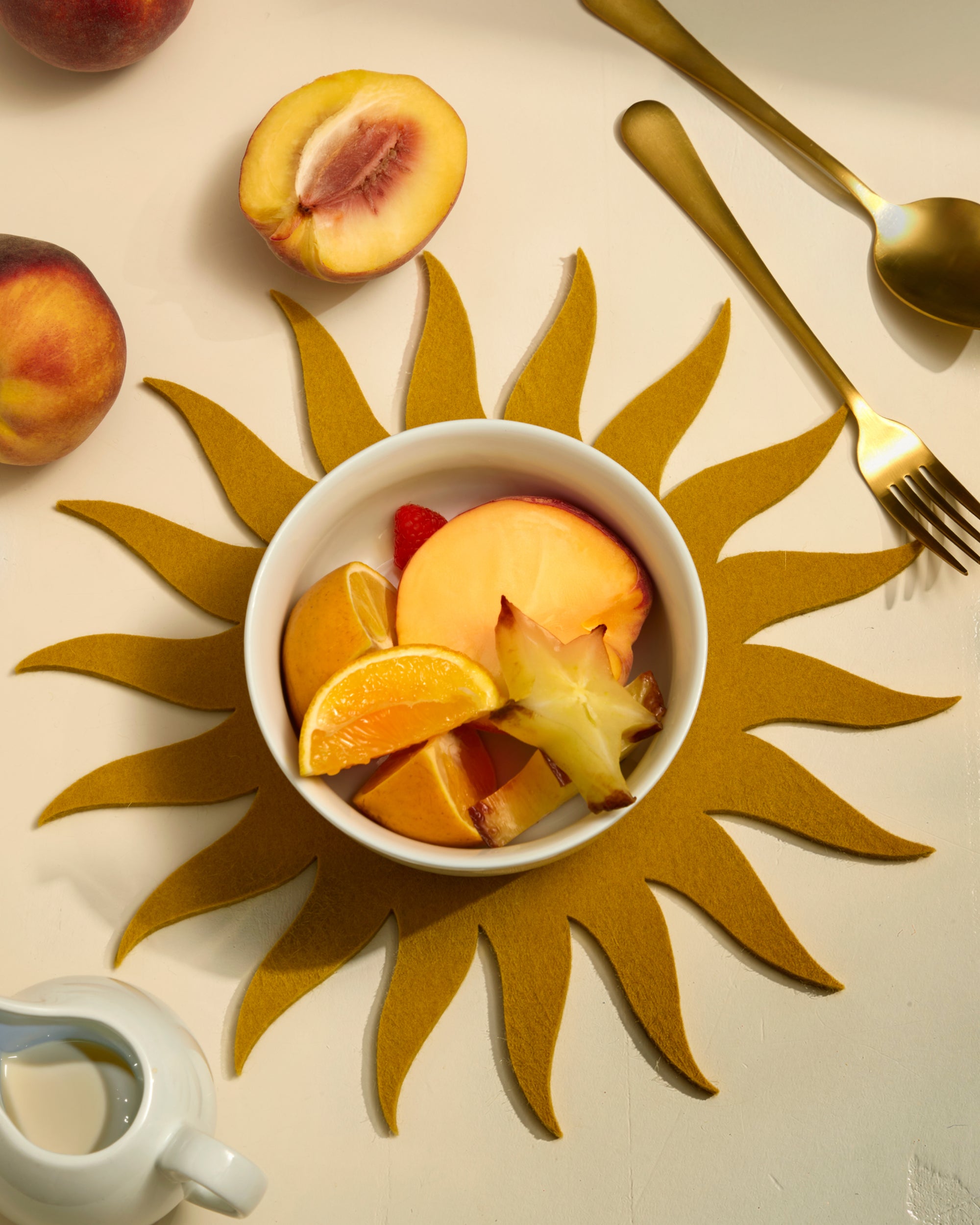 Merino Wool Sunburst Trivet — Final Sale