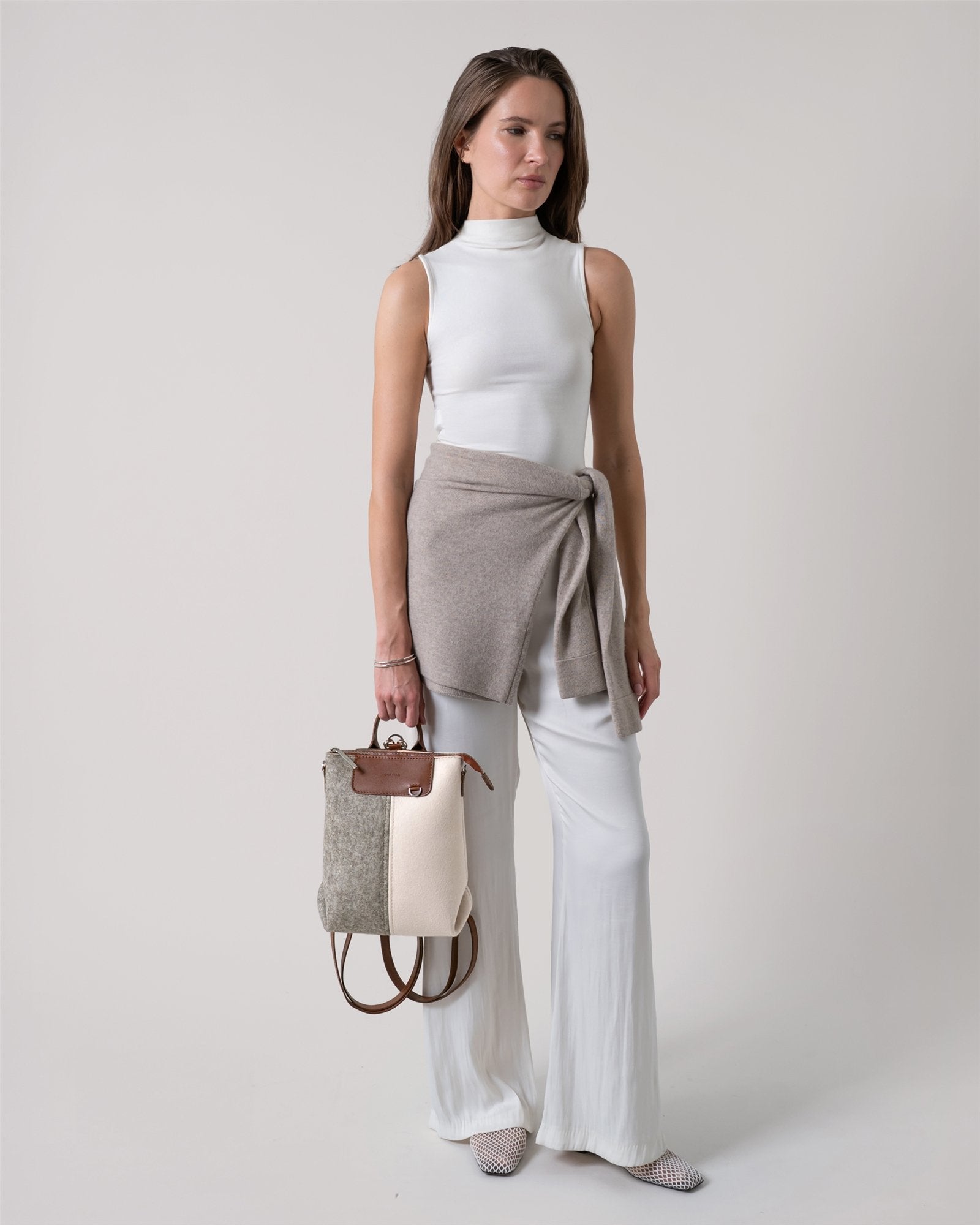 Bedford Merino Wool Midi Colorblock Backpack | Graf Lantz