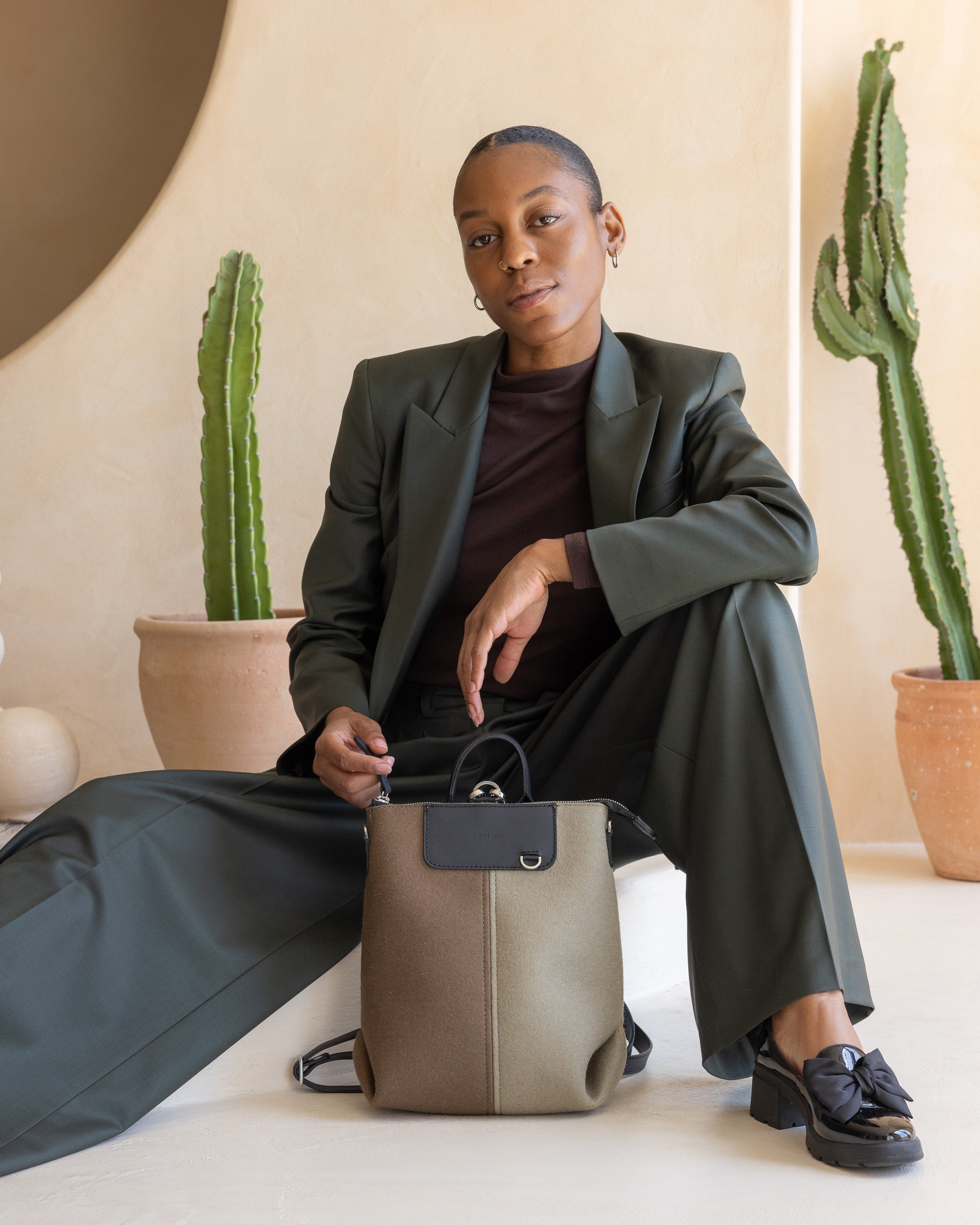 Bedford Merino Wool Midi Colorblock Backpack — Final Sale | Graf Lantz