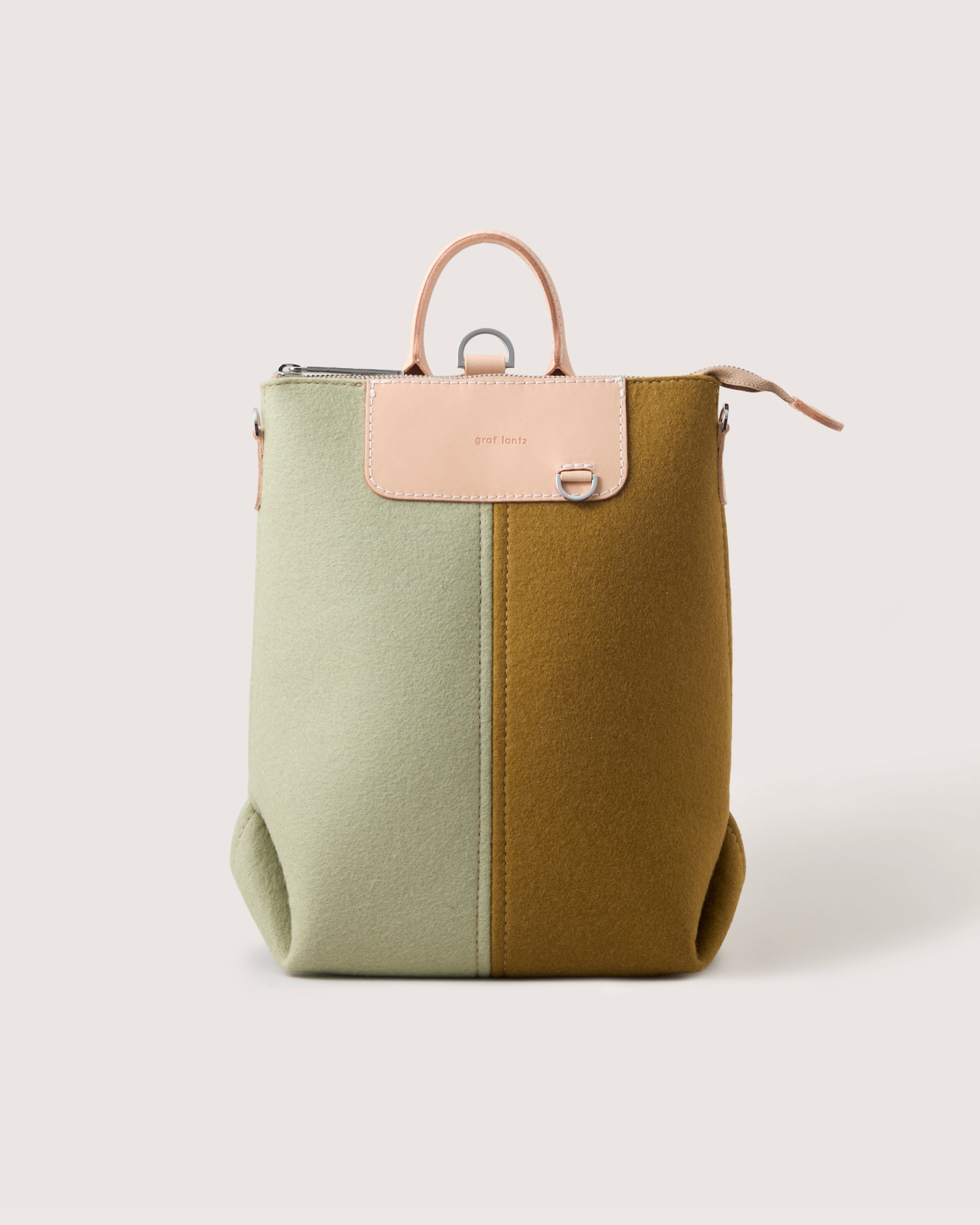 Bedford Merino Wool Midi Colorblock Backpack — Final Sale