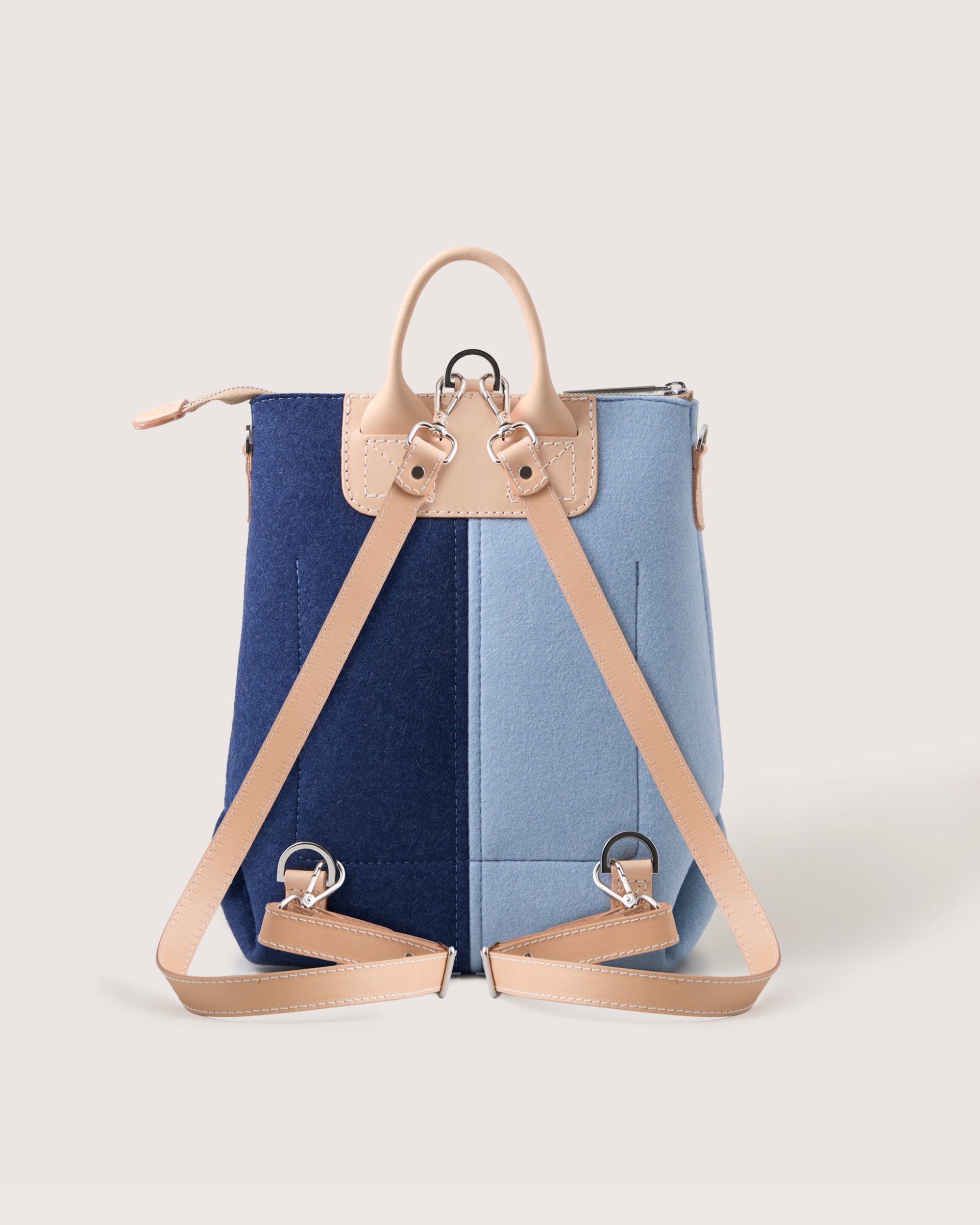 Bedford Merino Wool Midi Colorblock Backpack
