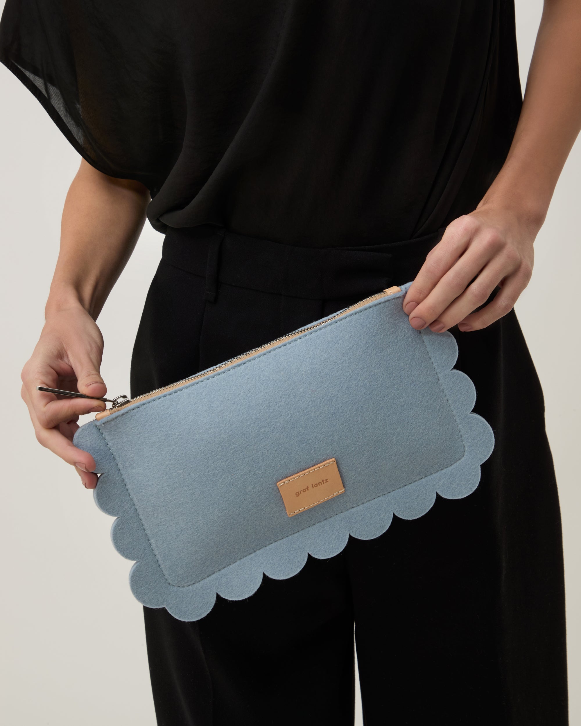 Deco Edge Merino Wool Pouch