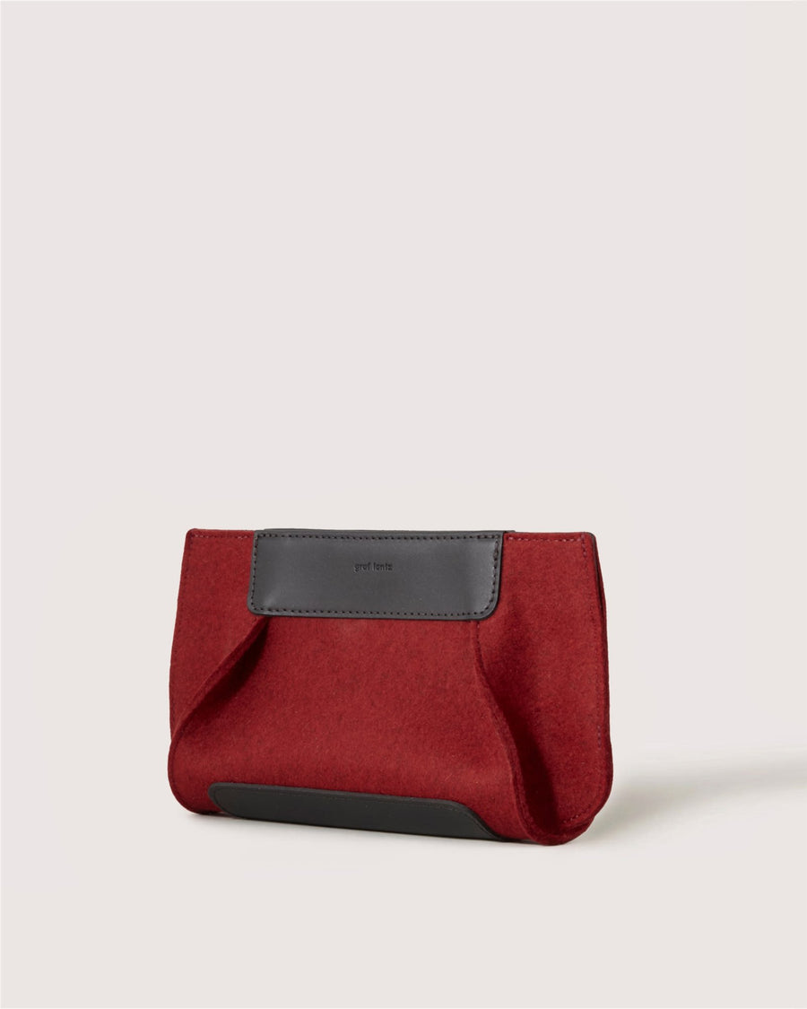 Frankie Merino Wool Clutch
