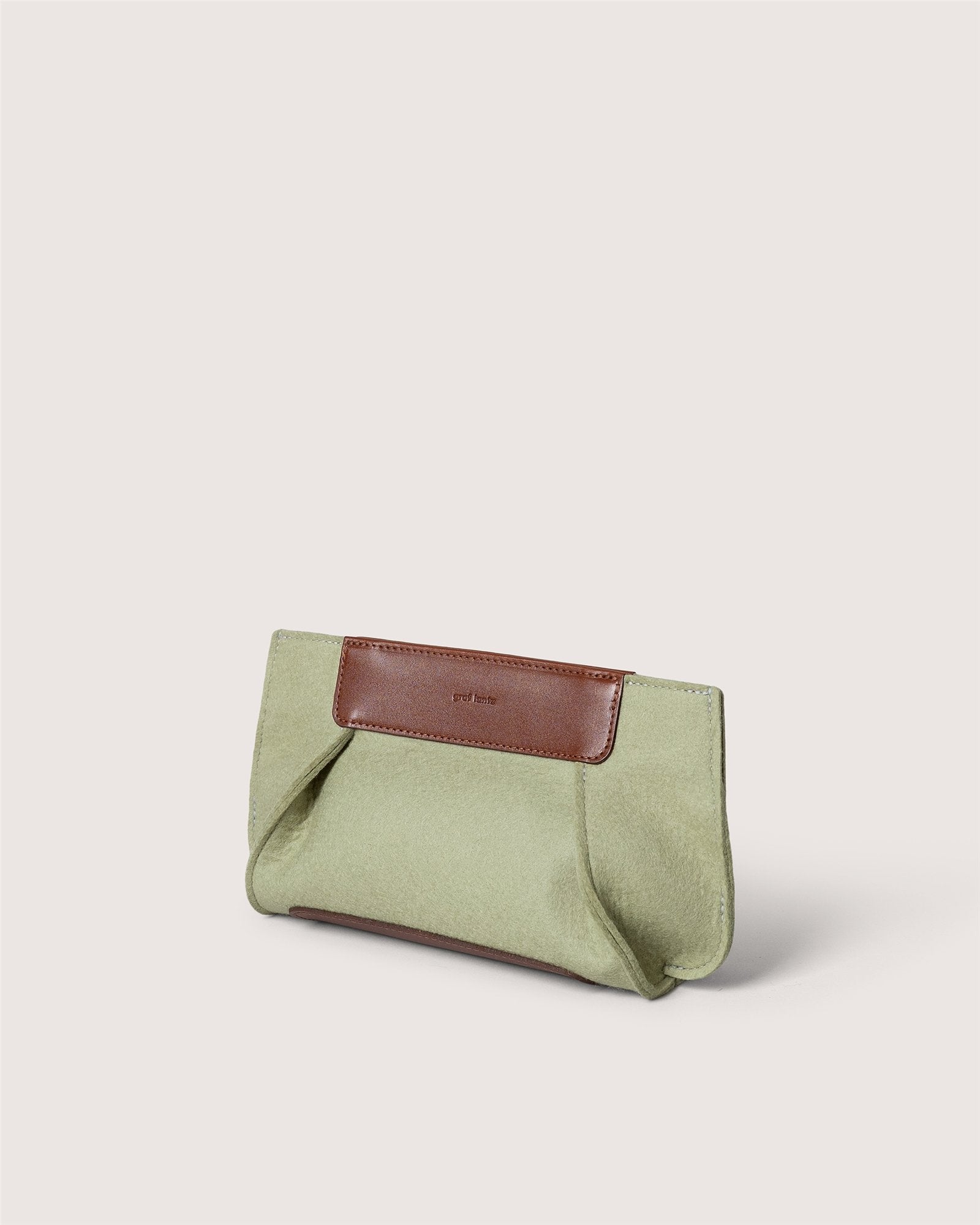 Frankie Merino Wool Clutch